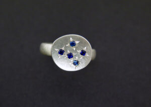 Sapphire Southern Cross Ring