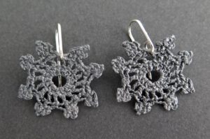 Black Lace Earrings