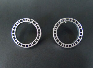 Cross section earrings