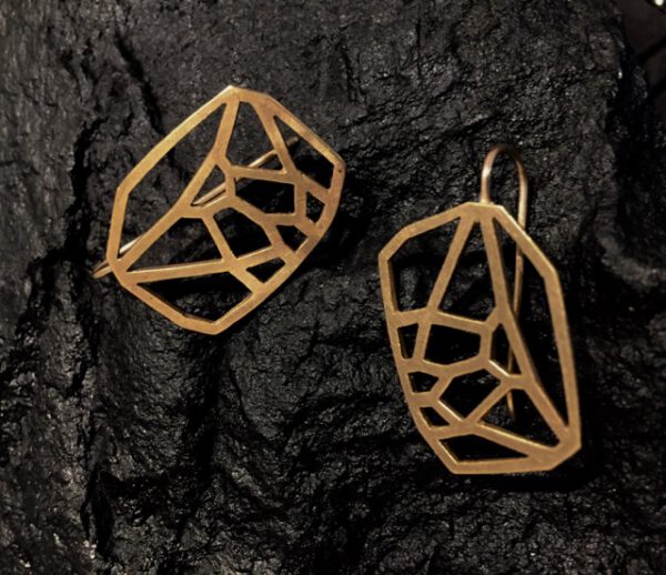 Gold Crystal Earrings