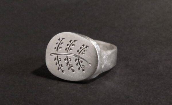 Olive branch ring