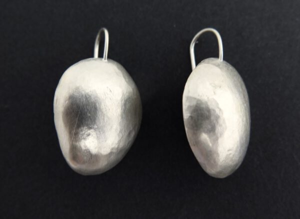 Silver Pod earrings