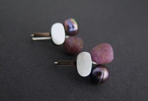 Ruby pearl ovals