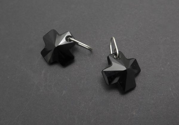 Black Swarovski crosses