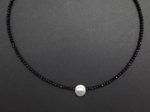 Black Spinel Silver blob