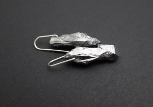 Quartz silver crystal drops