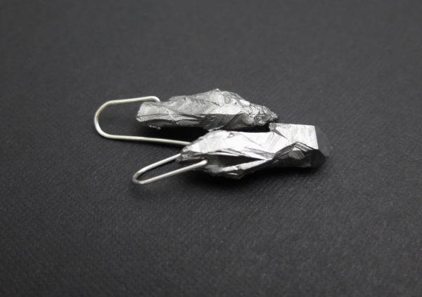 Quartz silver crystal drops