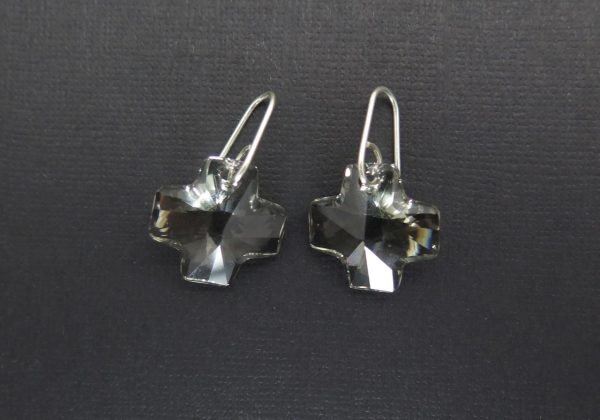 Smoky Swarovski Crosses