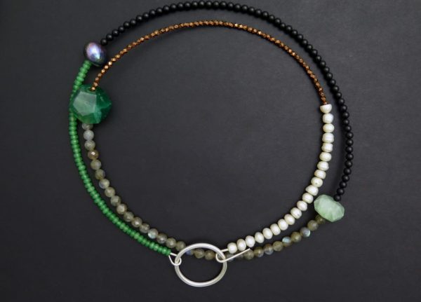 Mineral galaxy neckpiece